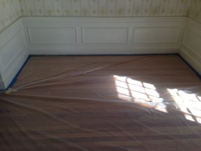 floor protection for lead paint