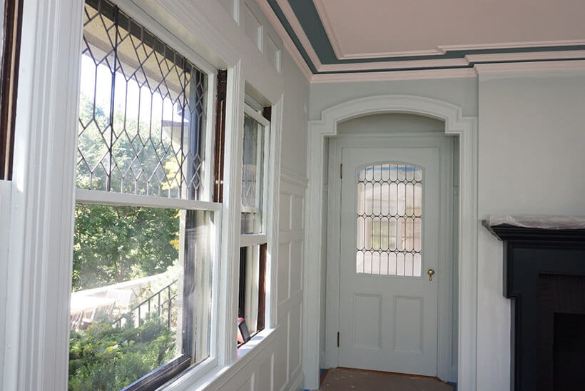 windows in historic Massachusetts home