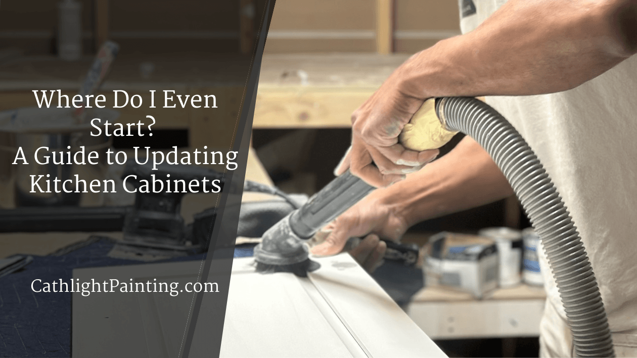 cabinet painting newton