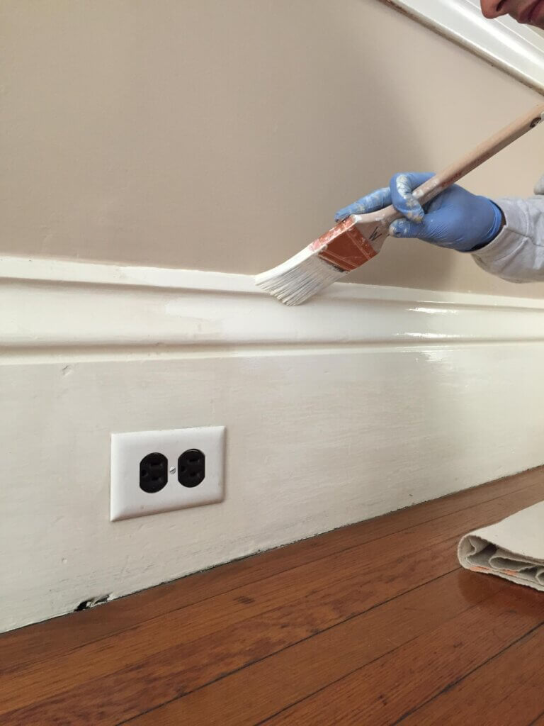 trim repair and painting